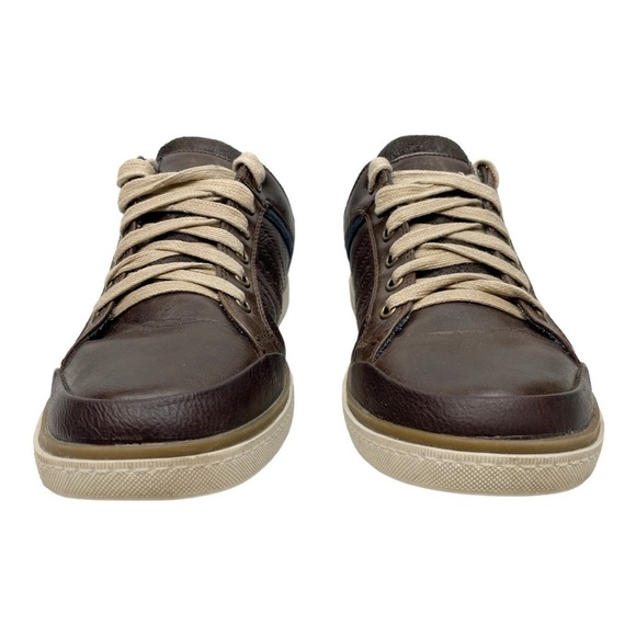 𝅺WEEKENDERS Brown Leather Casual Shoes Size 8 - Picture 4 of 13